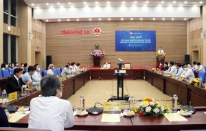 Tỉnh Nghệ An gặp mặt các doanh nghiệp, doanh nhân tiêu biểu năm 2021