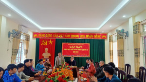 Hội đồng Nghĩa vụ Quân sự xã Nghi Quang tổ chức gặp mặt, đón nhận quân nhân hoàn thành nghĩa vụ Quân sự trở về địa phương. 